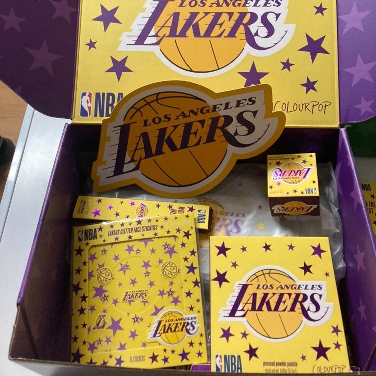 ColourPop Lakers PR collab bundle NIB