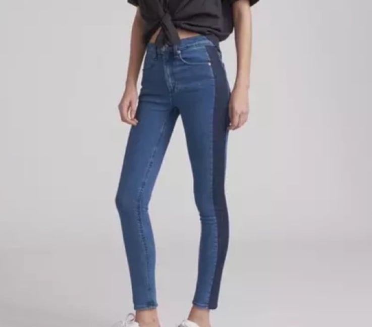 Rag & Bone tailored Side strip Mazie High waste skinny-Concert Jeans-27