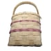 Vintage Shaker BASKET Ash Splint Tall w/ Handle BASKETS-BROOKSIDE W Tag Pink
