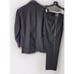 Vintage Burberry Tuxedo Dinner Jacket Pants Set Black Satin Lapel Size 44R/36W