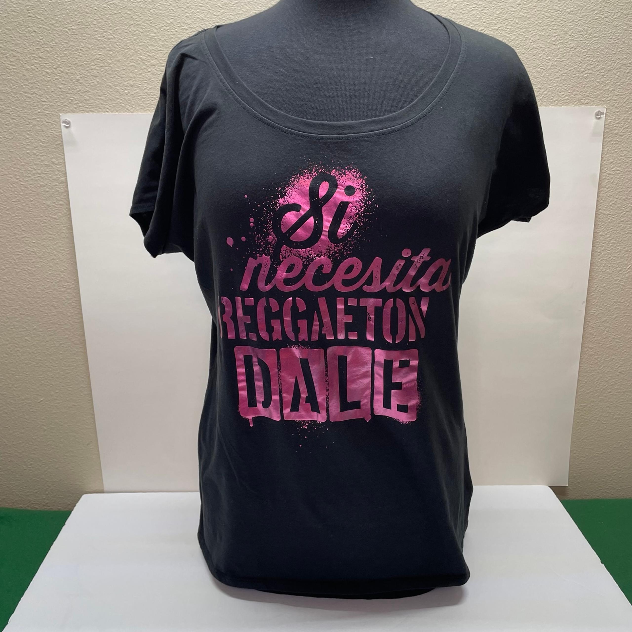 Zumba women’s athletic t-shirt size medium - black and pink