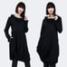 Etna Maar Ribbed Sharkbite Hem Dress NWOT Size L
