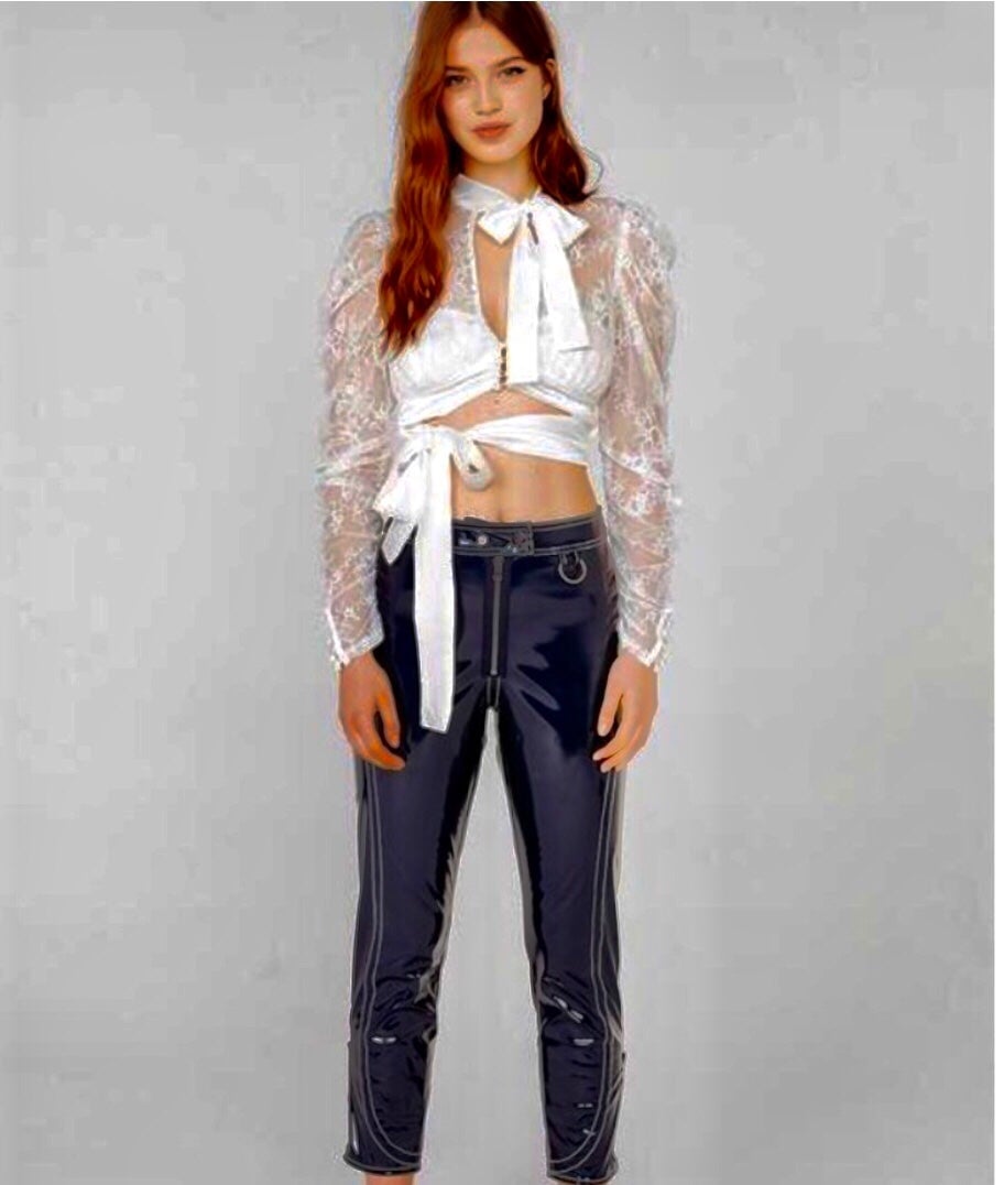 For Love and Lemons Idol Vinyl Pants (M)