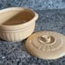 Over and Back Yellow Ware Casserole with Lid
