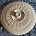Over and Back Yellow Ware Casserole with Lid