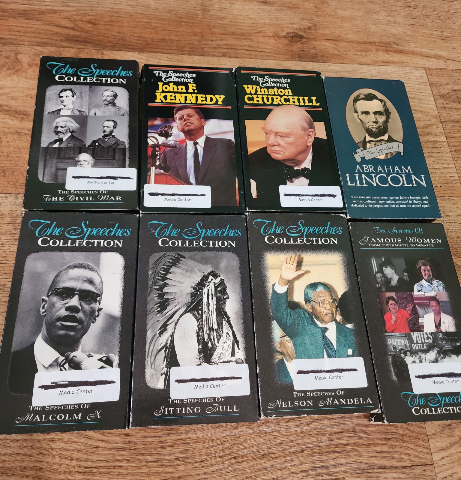 Lot Of 8 The Speeches Collection VHS Videos Homeschool, Educational, History