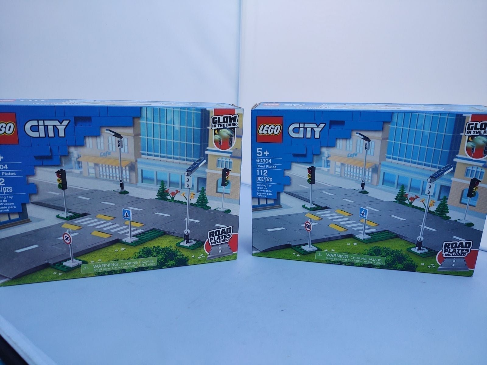 2 Sets Road Plates Lego City 60304