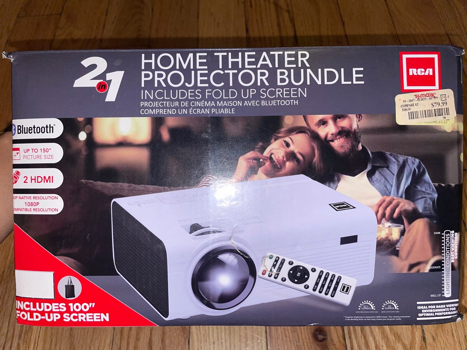 Home theater projector bundle