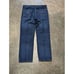 Y2K Levis 569 Loose Straight Jeans Baggy Flap Pockets Dark Rare Sz 34 X 32