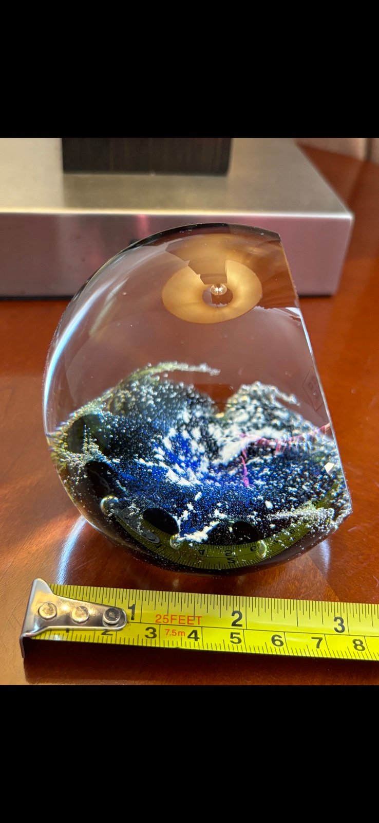 ART GLASS PAPERWEIGHT