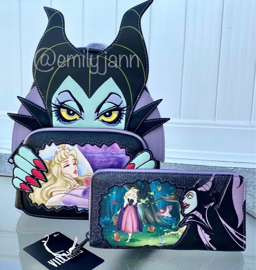 Sleeping Beauty Maleficent Backpack Set