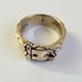 Sterling Silver 925 Belt Buckle Ring