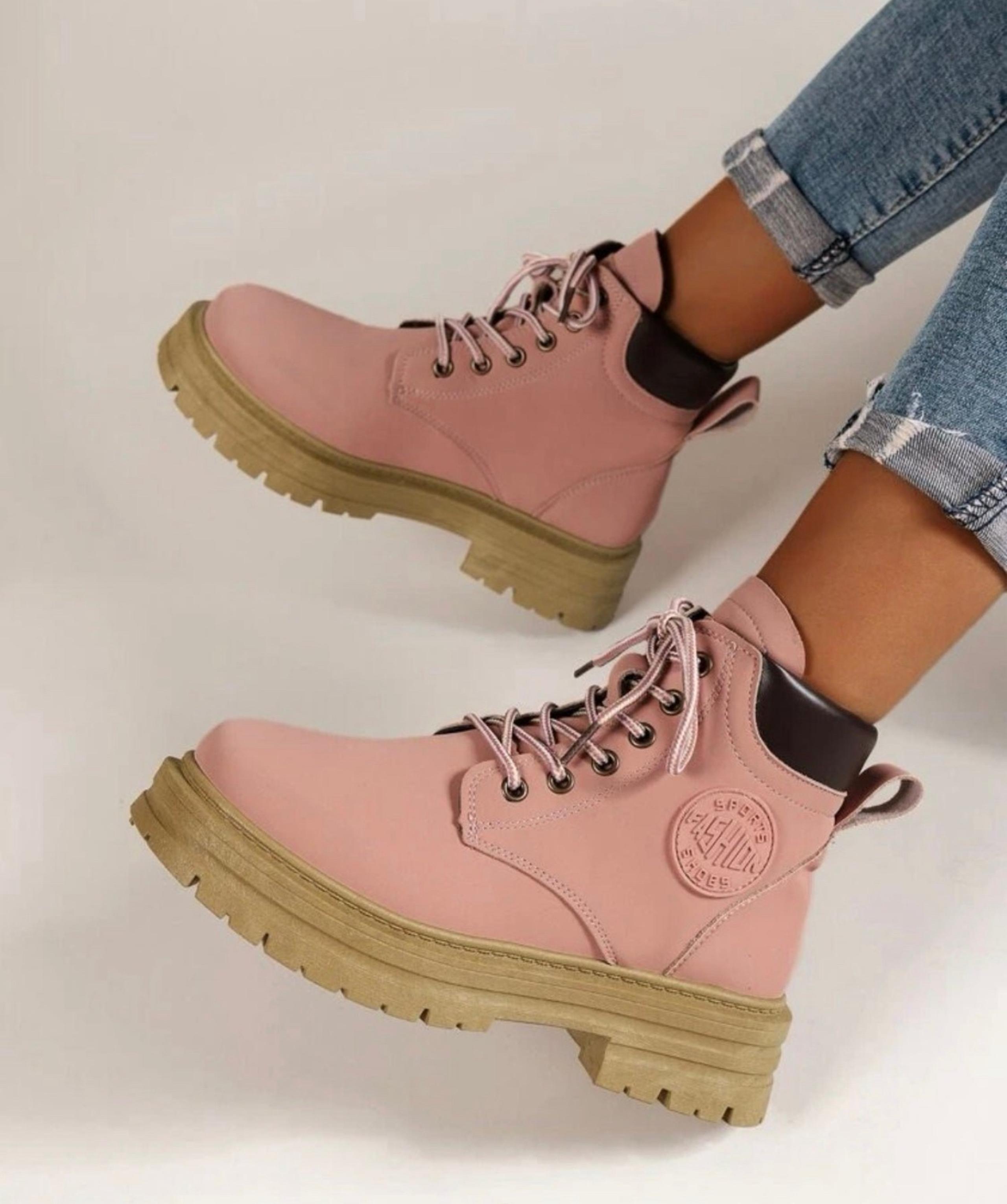 NEW Lace-up Front Combat Boots