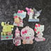 Hello Kitty Sanrio characters acrylic ornaments bundle of 29