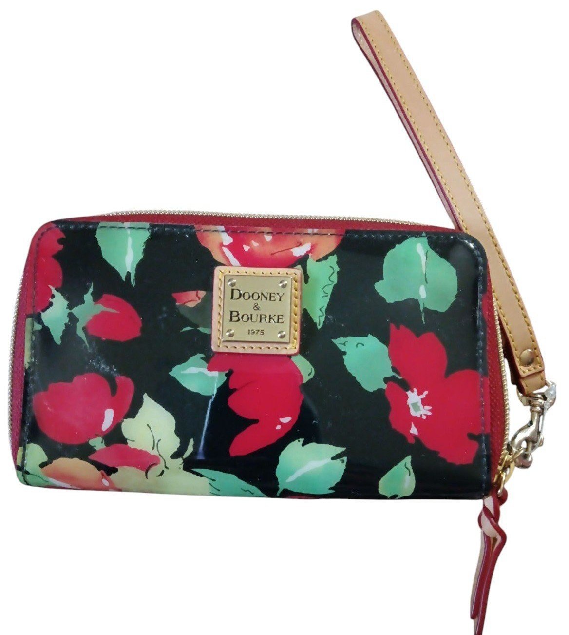 Dooney & Bourke wristlet floral design.