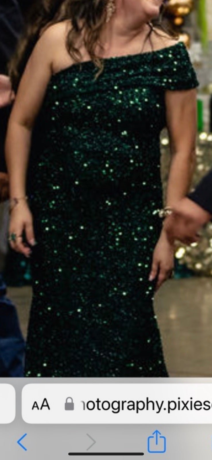 Emerald Evening Gown
