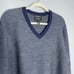 Nordstrom Mens Shop Extra Fine Merino Wool Knit V Neck Sweater Long Sleeve XL