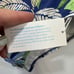 J Mclaughlin Aruba One Piece Bathing Suit 8 NEW 198 Blue Palm Tropical Swim