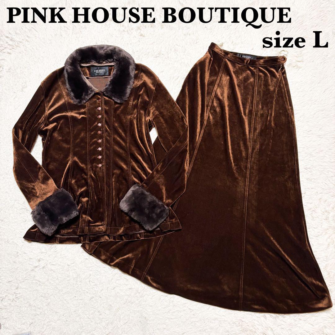 【Excellent Condition】PINK HOUSE BOUTIQUE Set Up L Size