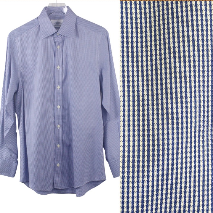 Charles Tyrwhitt Plaid Dress Shirt 15 33