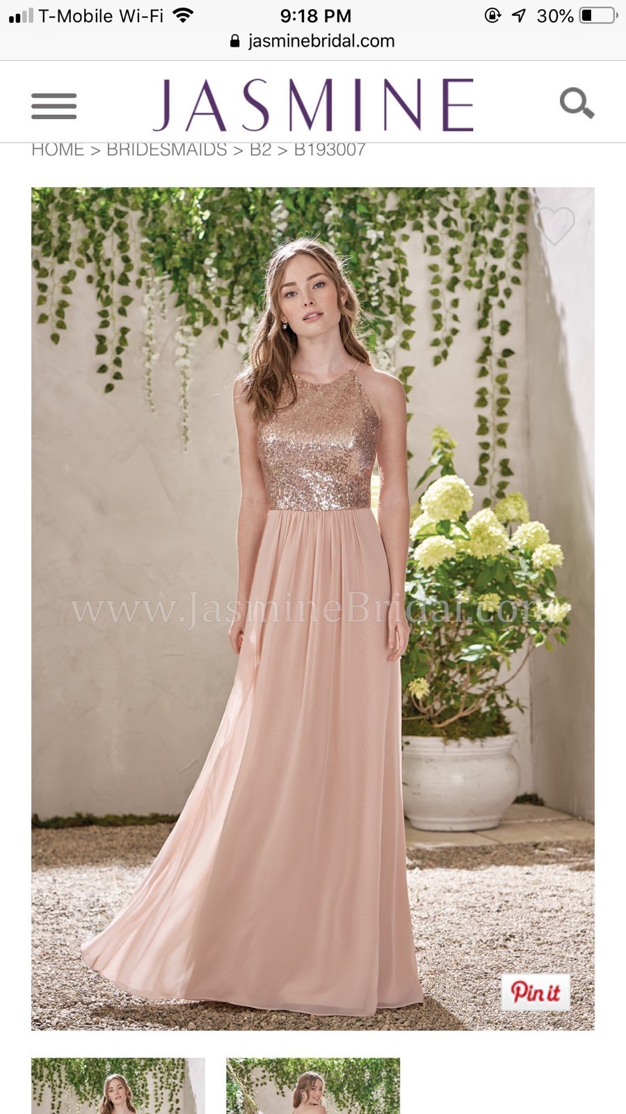 Beautiful Bridesmaid Or Prom Gown