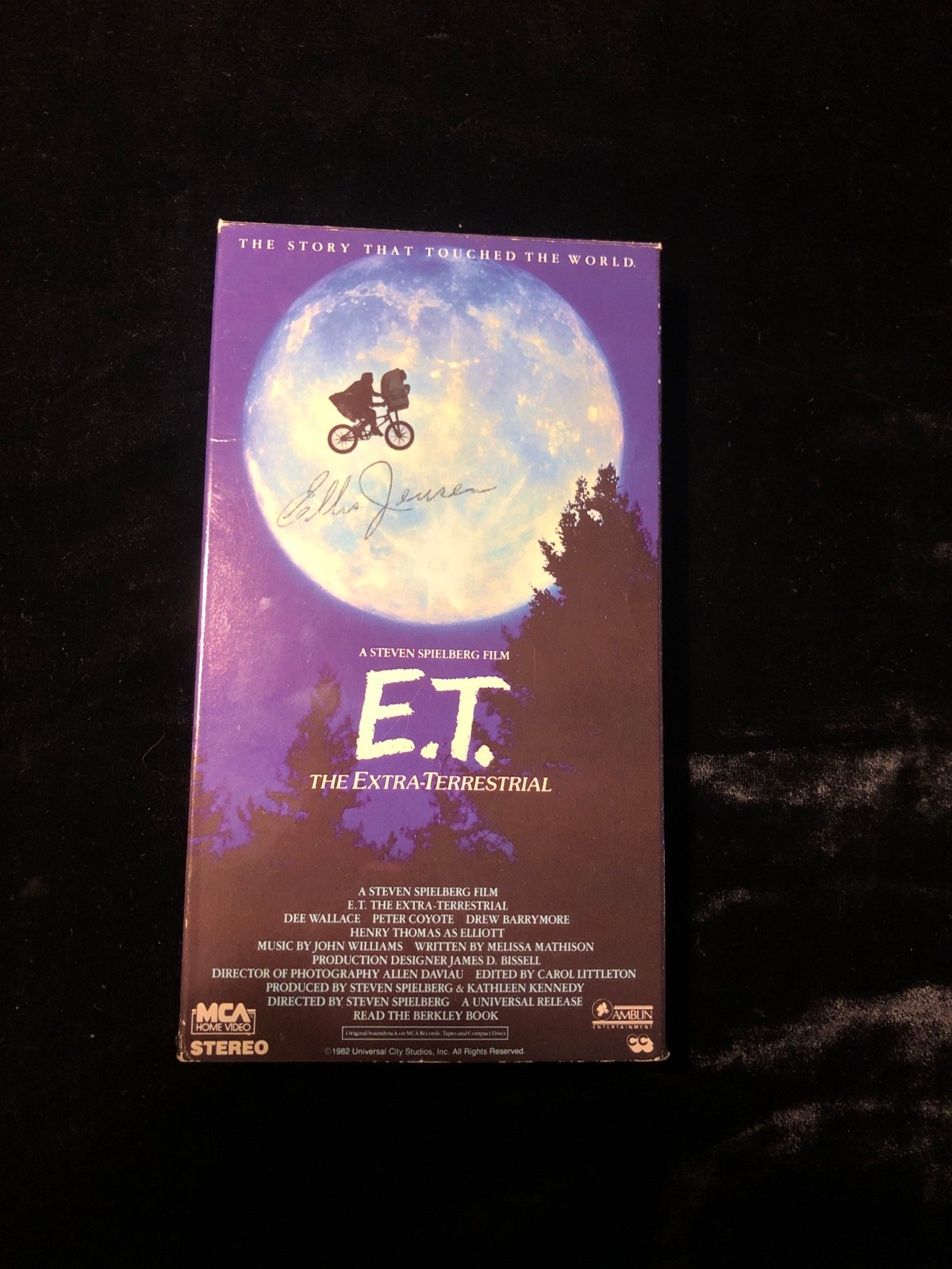 E .T The Extra-Terrestial VHS green/black MCA