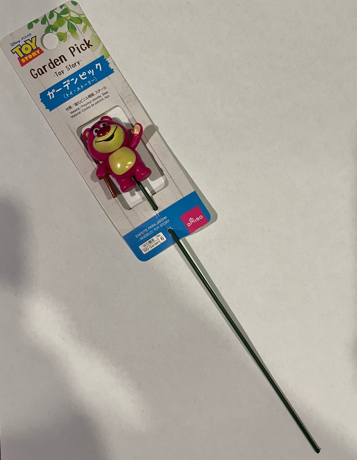 NWT Disney’s PIXAR Garden Character Pick in Toy Story 3 Lotso Strawberry Bear