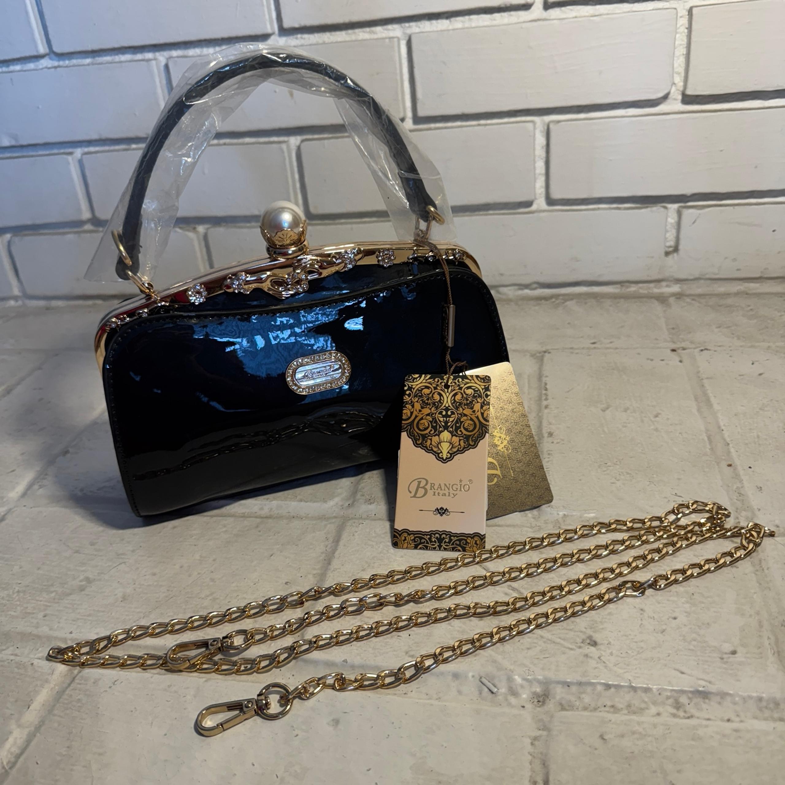 Brangio Italy Vintage-Inspired Evening Bag New With Tags