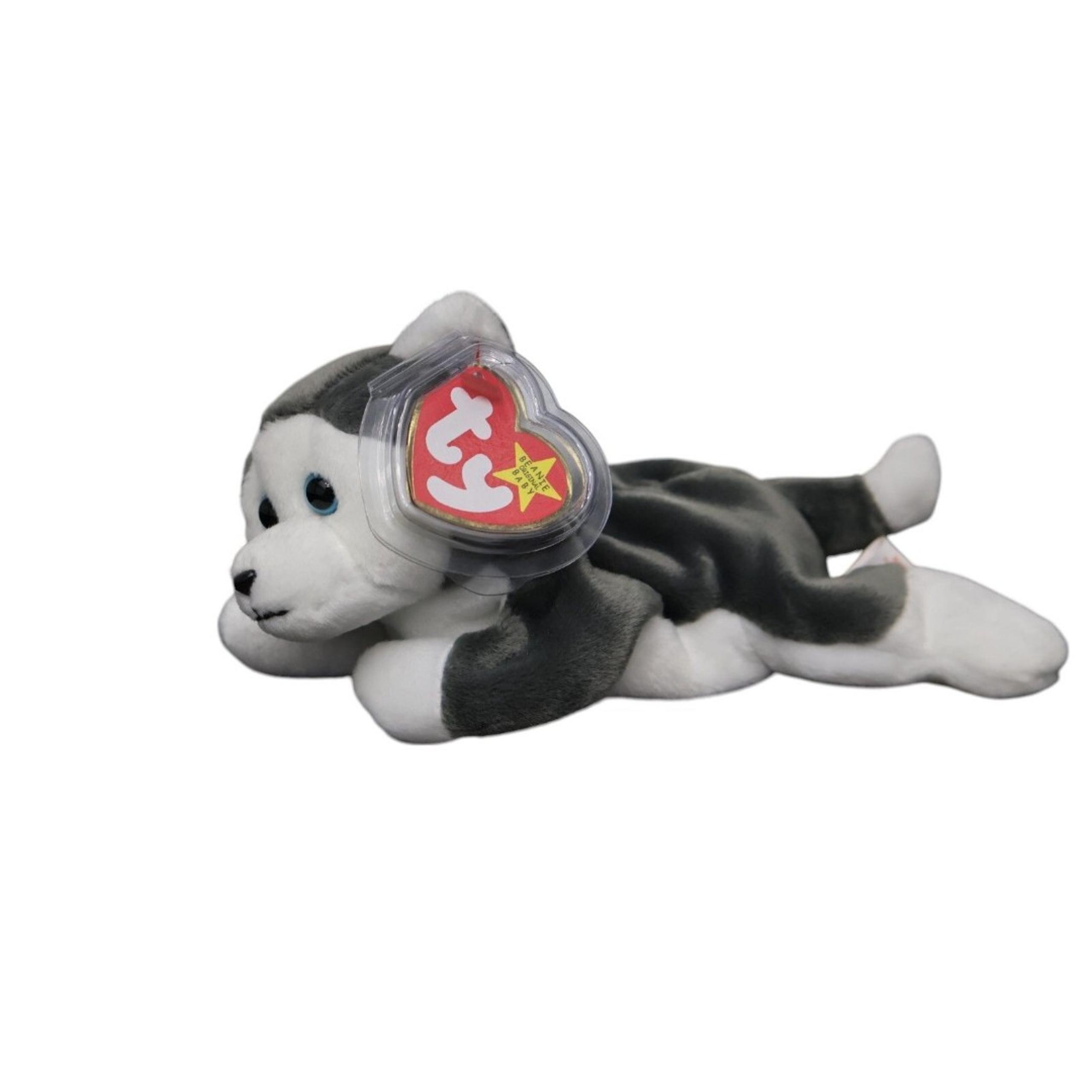 TY Beanie Baby Nanook | 1996 Siberian Husky Dog | MWMT | Rare Stamp #456 | Clean