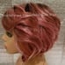 Payton Rose gold Human hair bob cut wig