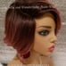 Payton Rose gold Human hair bob cut wig