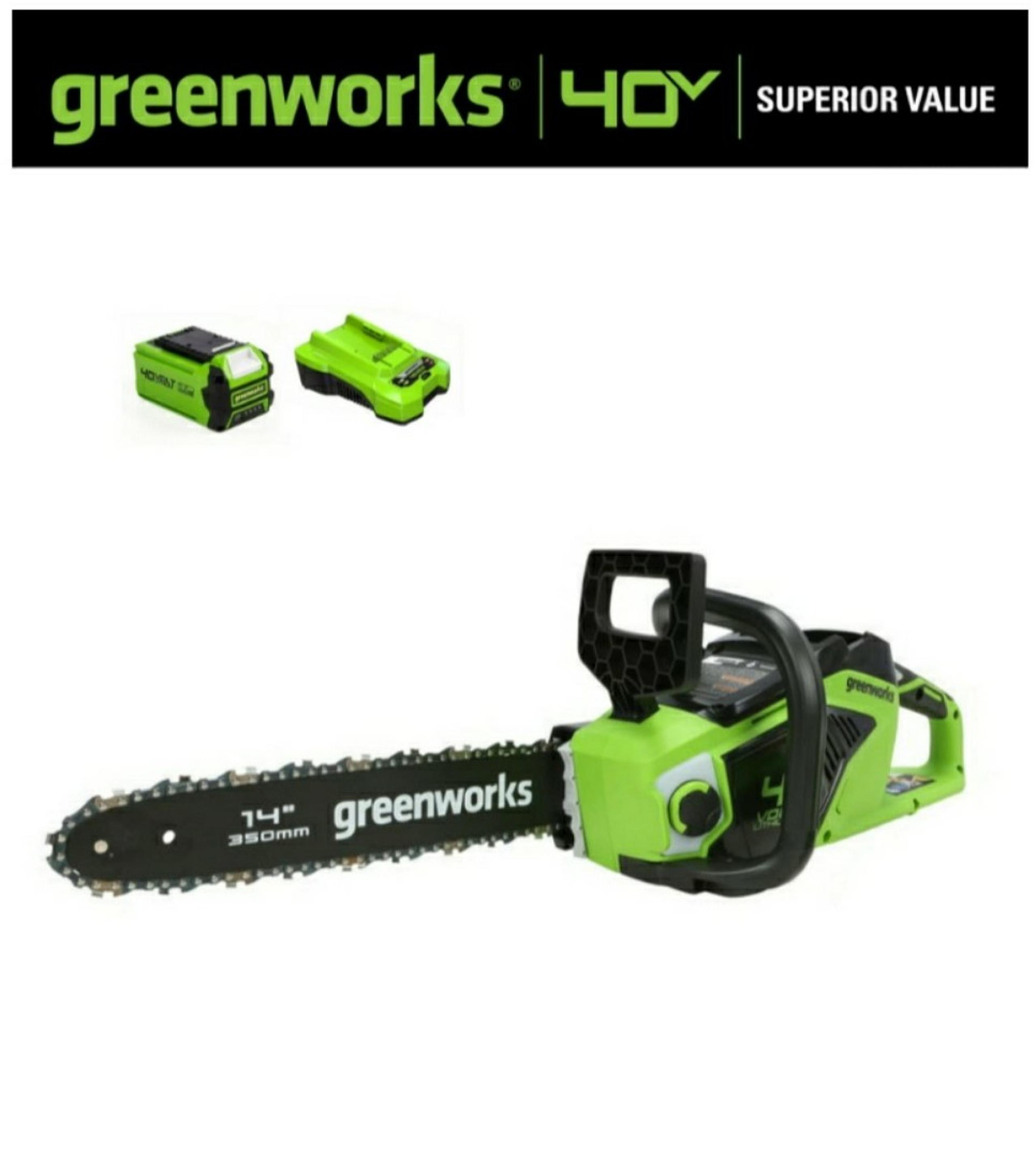 Greenworks 16 inches  40v chainsaw