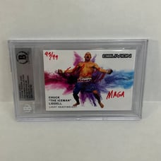 2024 Chuck Liddell Signed LE/99 UFC Oblivion Inscribed MAGA BGS