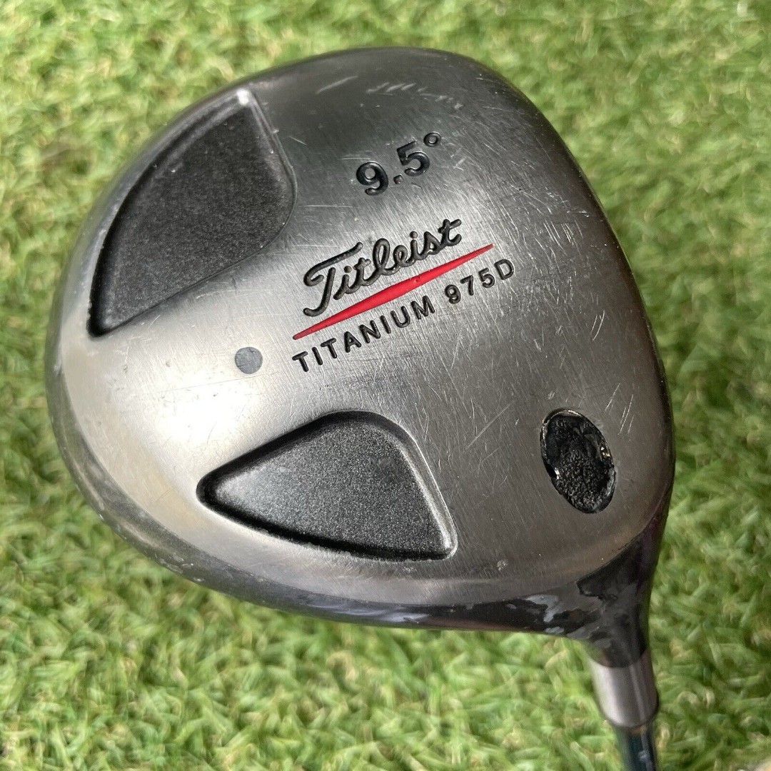 Titleist Titanium 975D Driver 9.5° Stiff Flex Graphite Shaft