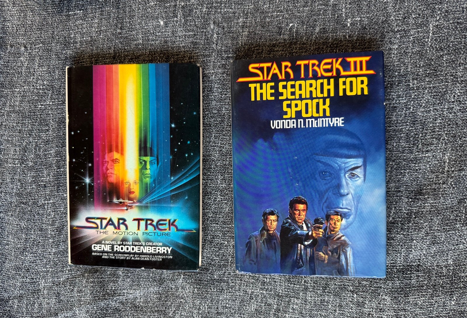 Star Trek I & III Movie Novel Hardcovers