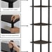 5 Tier Corner Display Rack Multipurpose Shelving Unit