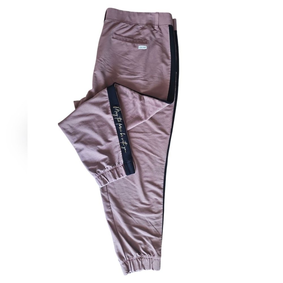 Disney Star Wars May The Force Be With You Dusty Rose Joggers Pants Sz 2x NWOT