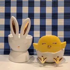BBW Single Wick Bunny & Chick Holders