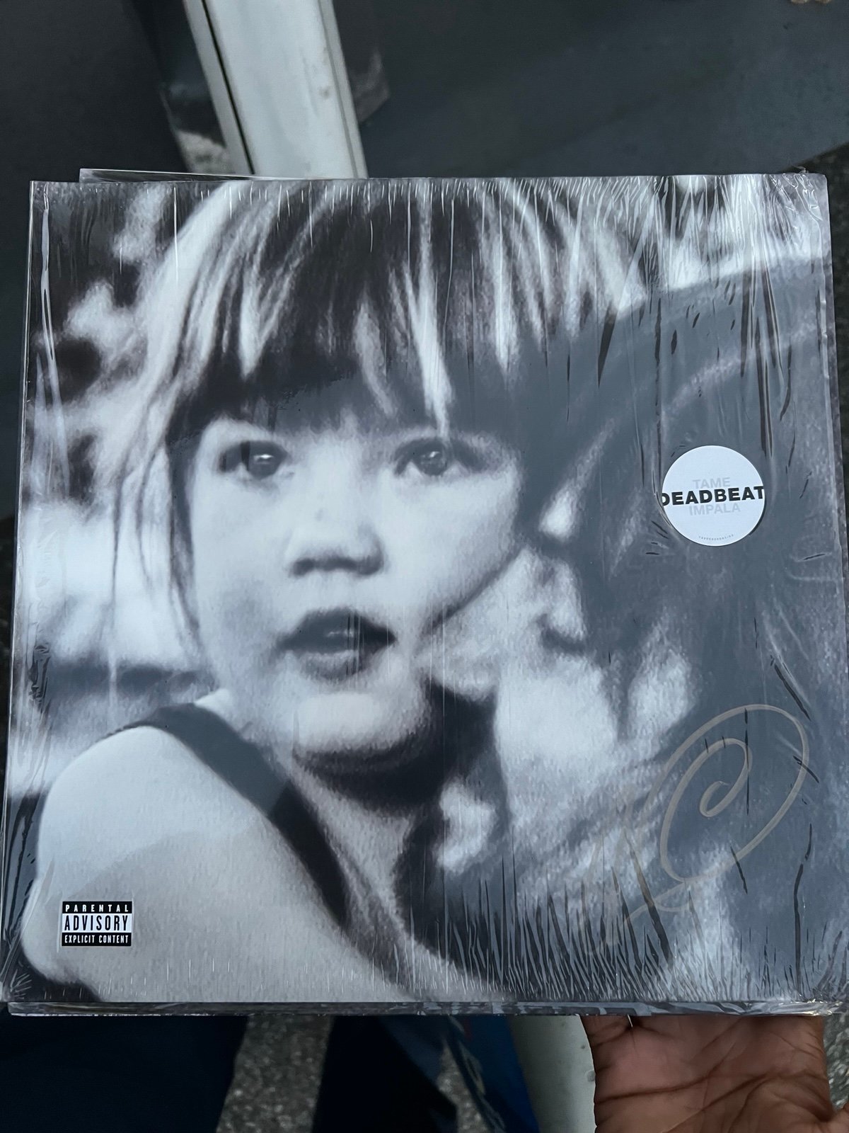 Tame Impala Signed Cover Deadbeat Vinyl Bluejay Blue