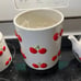 CHERRIES AND COQUETTE BOWS 3 PIECE MATCHING KITCHEN DECOR