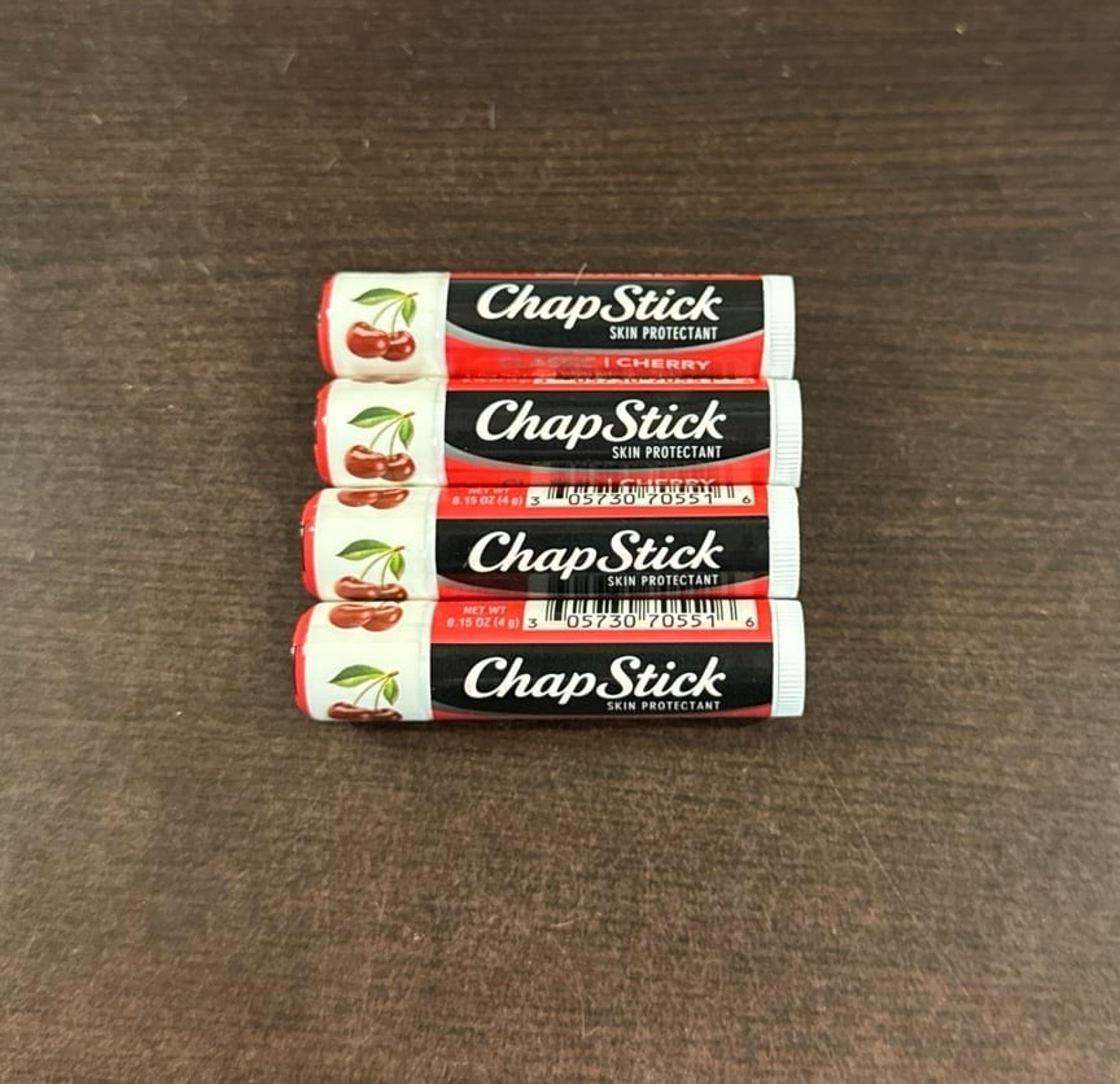 4 Chapstick Classic Cherry Flavor
