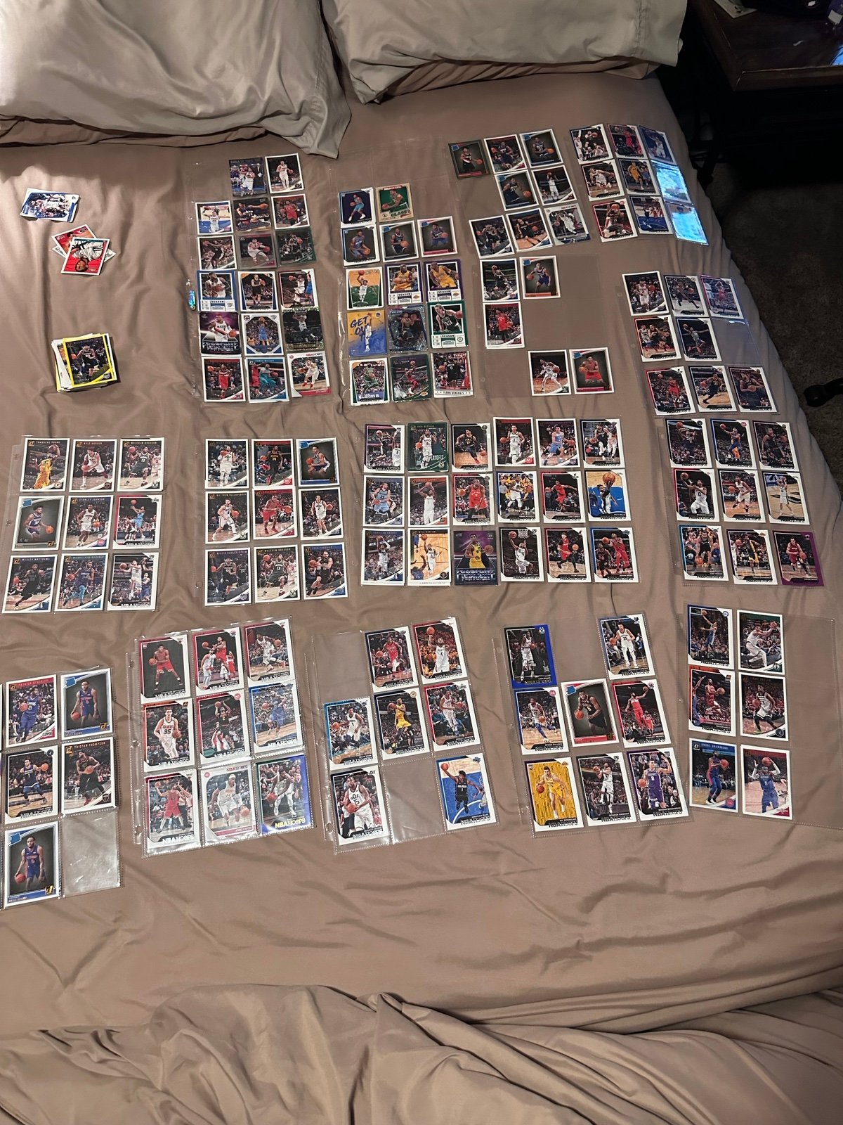 NBA hoops basketball card collection 200+ cards