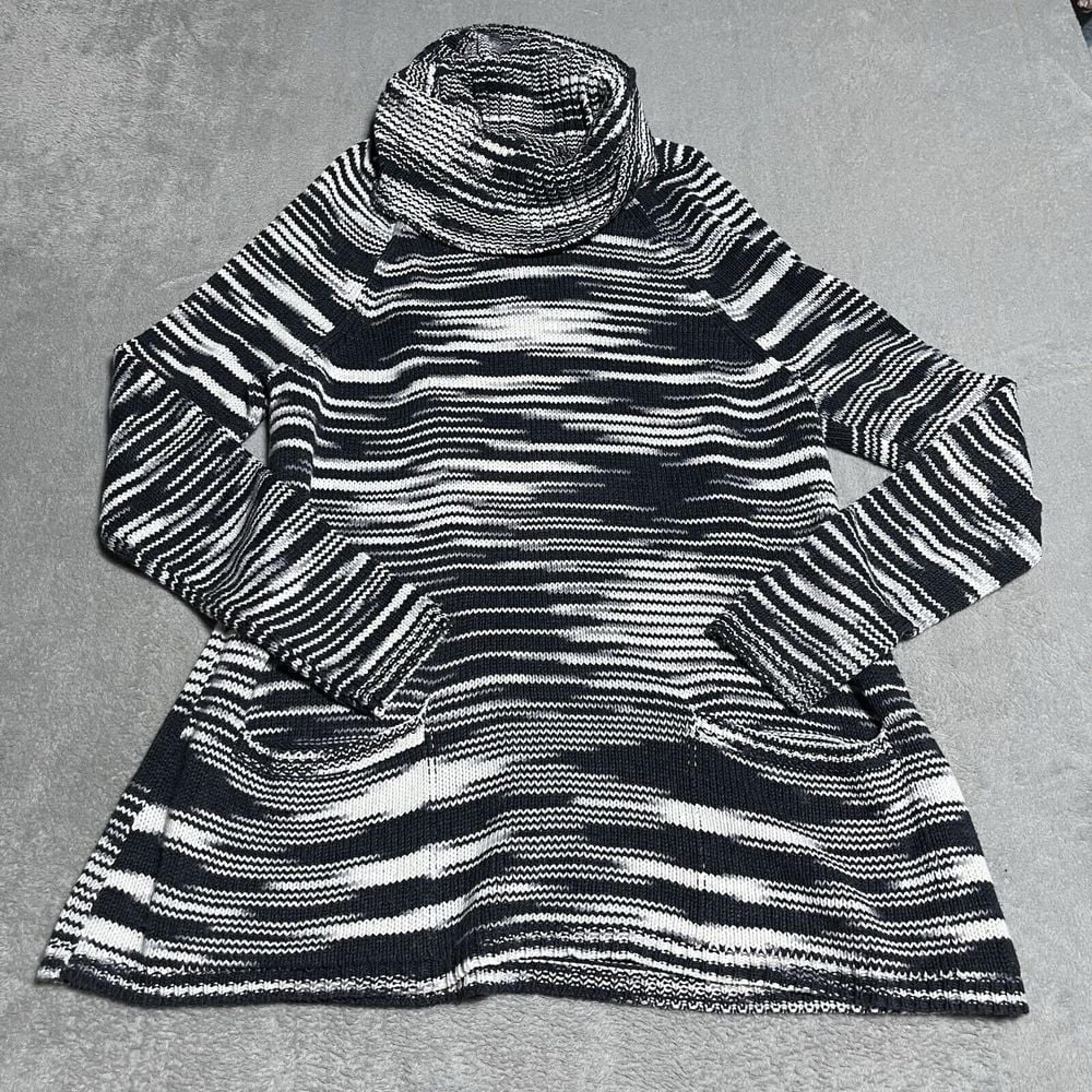 Lucky Brand Sweater Womens XL Cowl Turtle Neck Long Sleeve Pockets Pullover