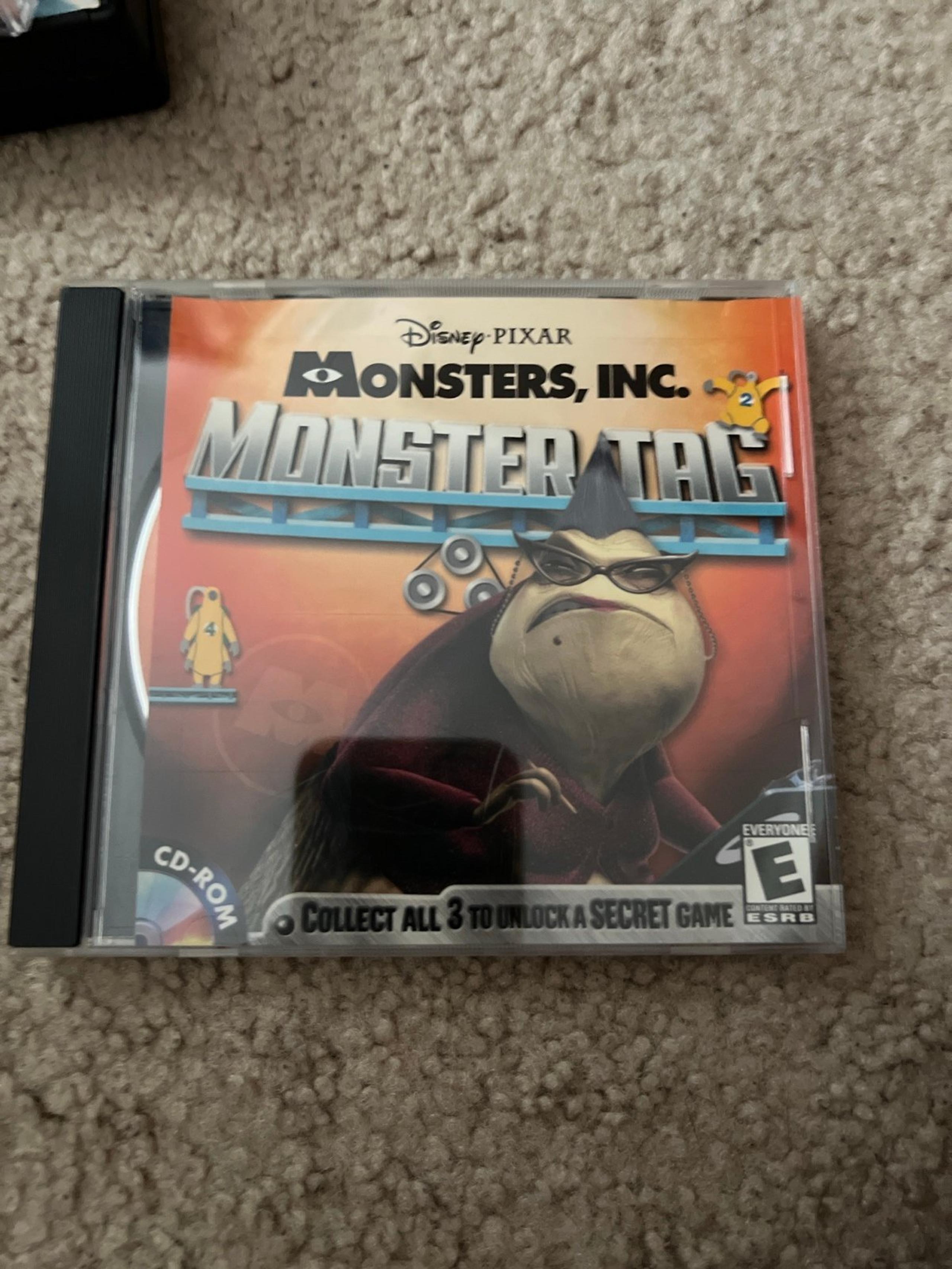 Monsters, Inc. Monster Tag PC CD-ROM Game | Disney Pixar