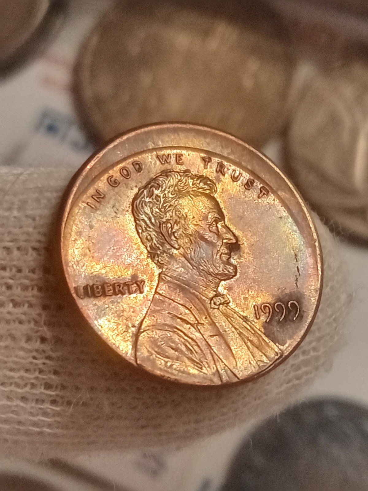 US Rare Error Lincoln Penny