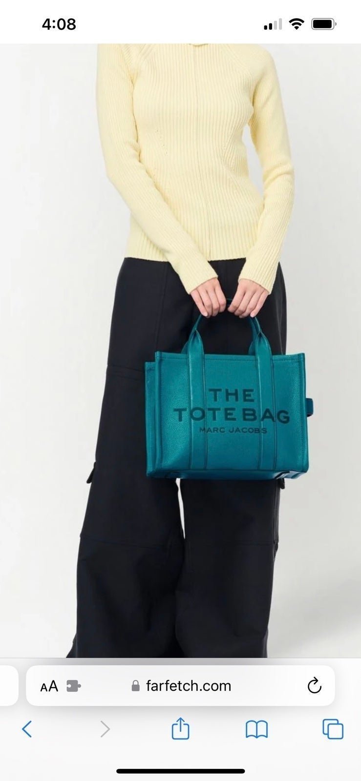 Marc Jacobs The Tote Bag Teal