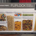 Fliplock storage containers