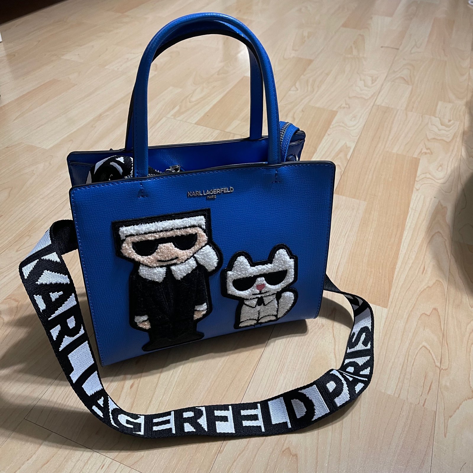 Karl lagerfeld satchel best sale bag
