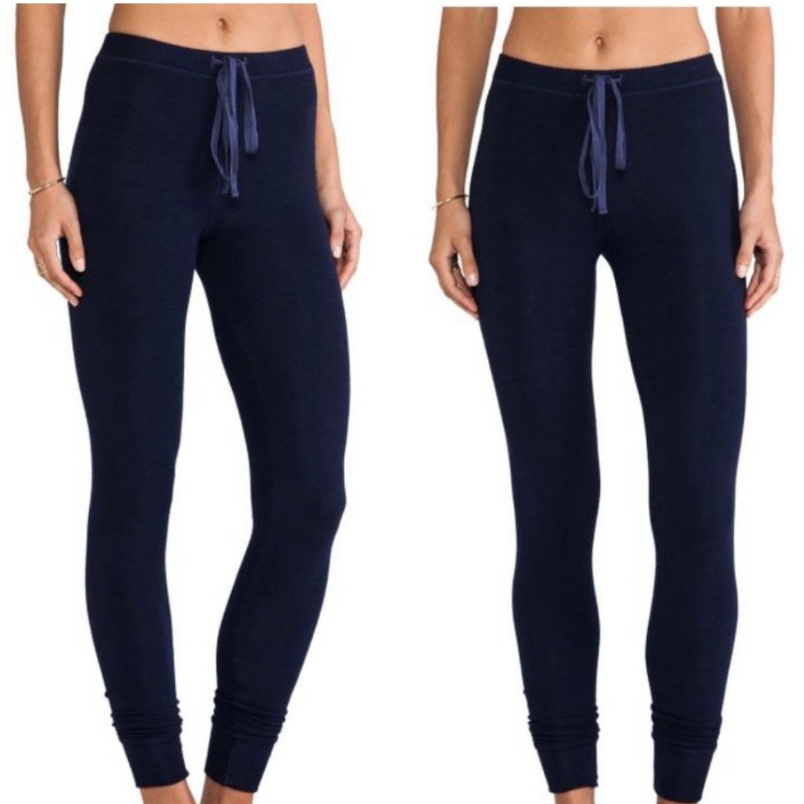 Sundry Drawstring Jersey Knit Navy blue Joggers