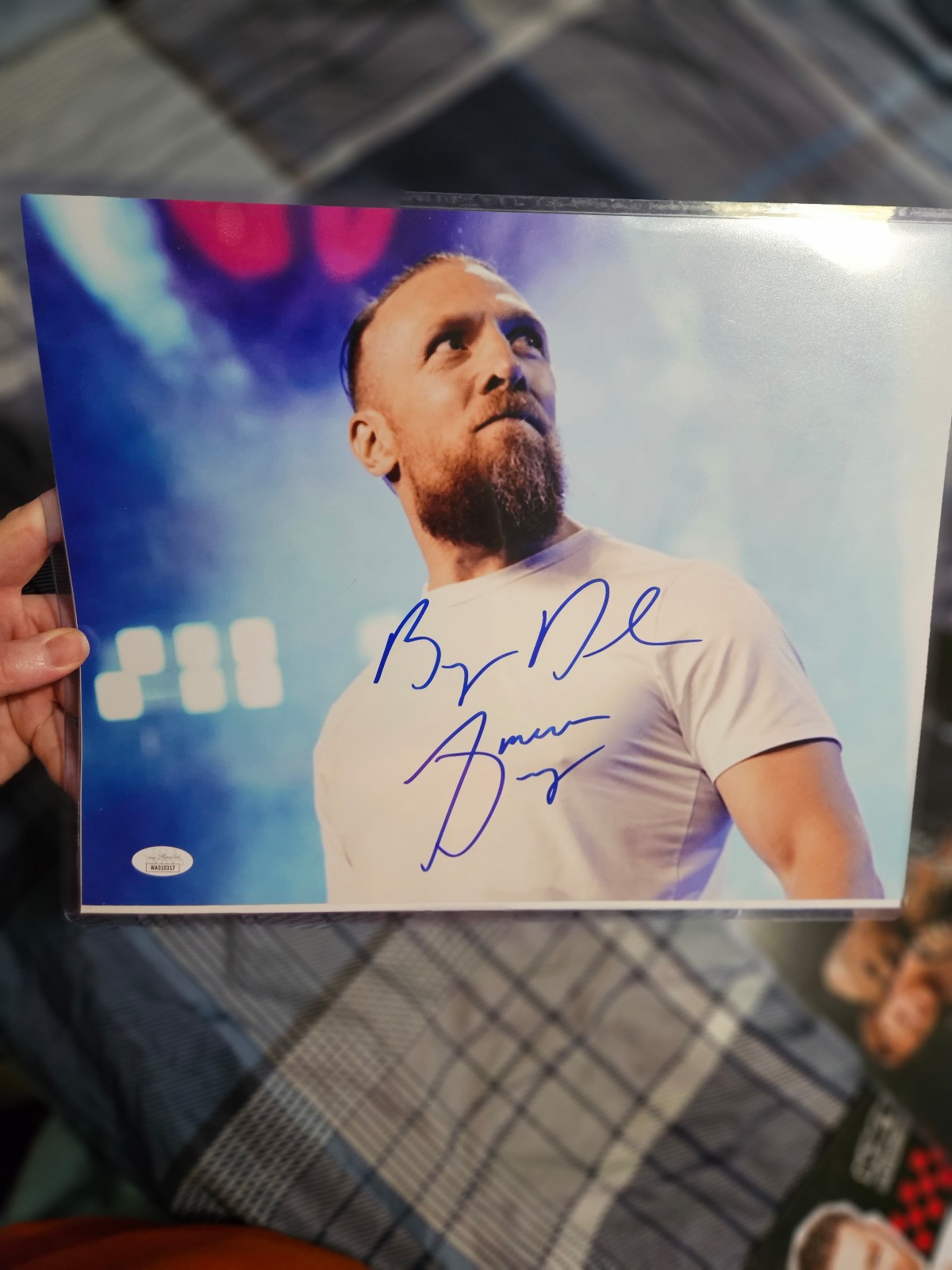 The American dragon Bryan Danielson signed 11x14